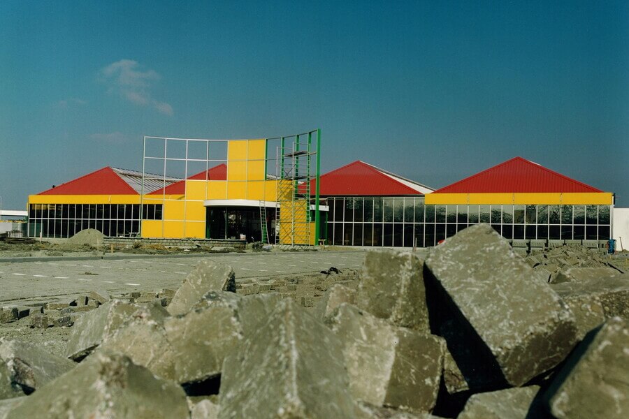 construction en cours de l'arrière-cour de Heerhugowaard