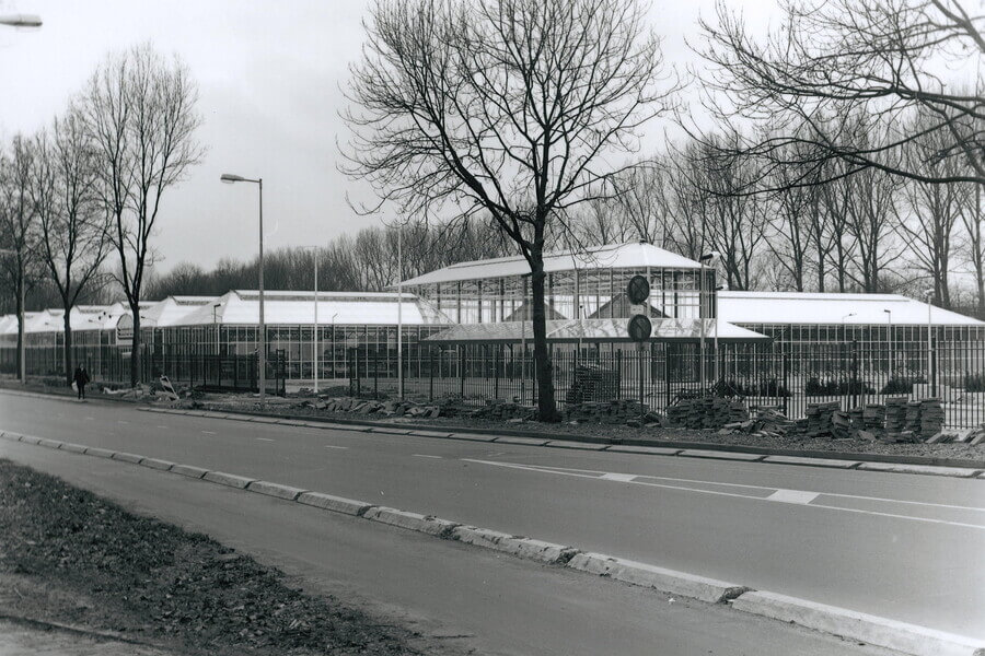 Uitzicht op de weg van Amsterdam