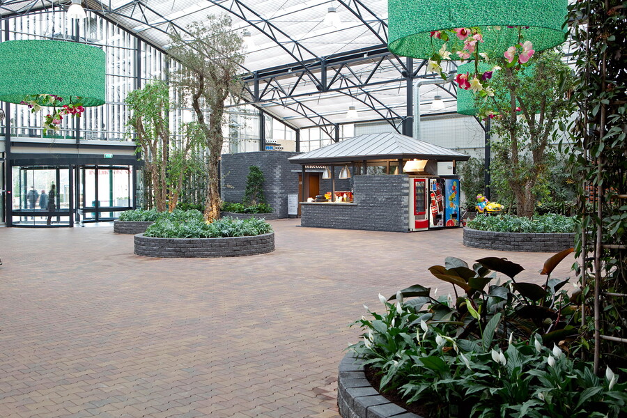 Beautiful Garden Center and Roof View