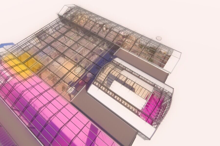 Routing en 3D winkelinrichting 