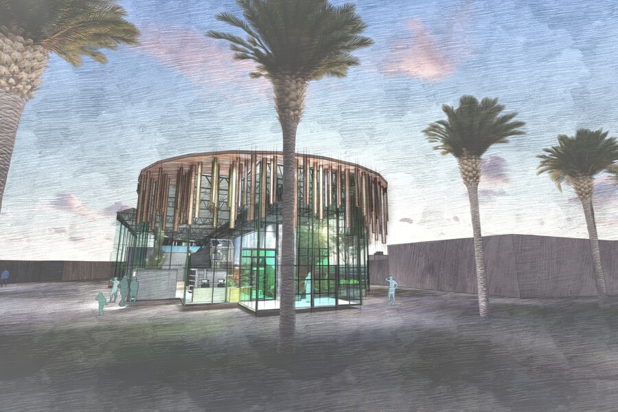 Botanical greenhouse design, Kuwait 2020