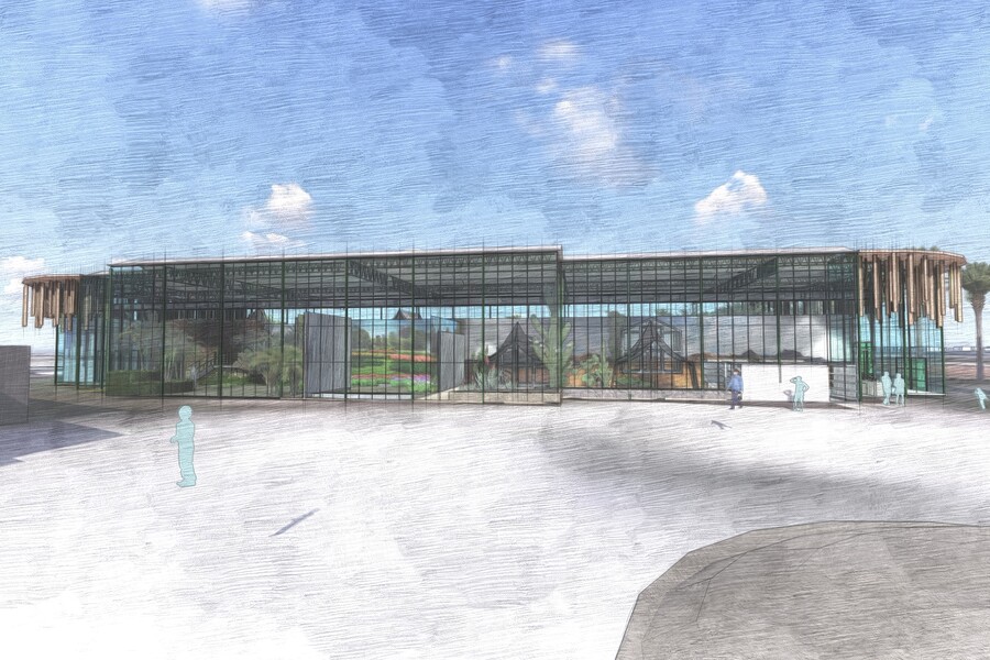 Botanical greenhouse design, Kuwait 2020