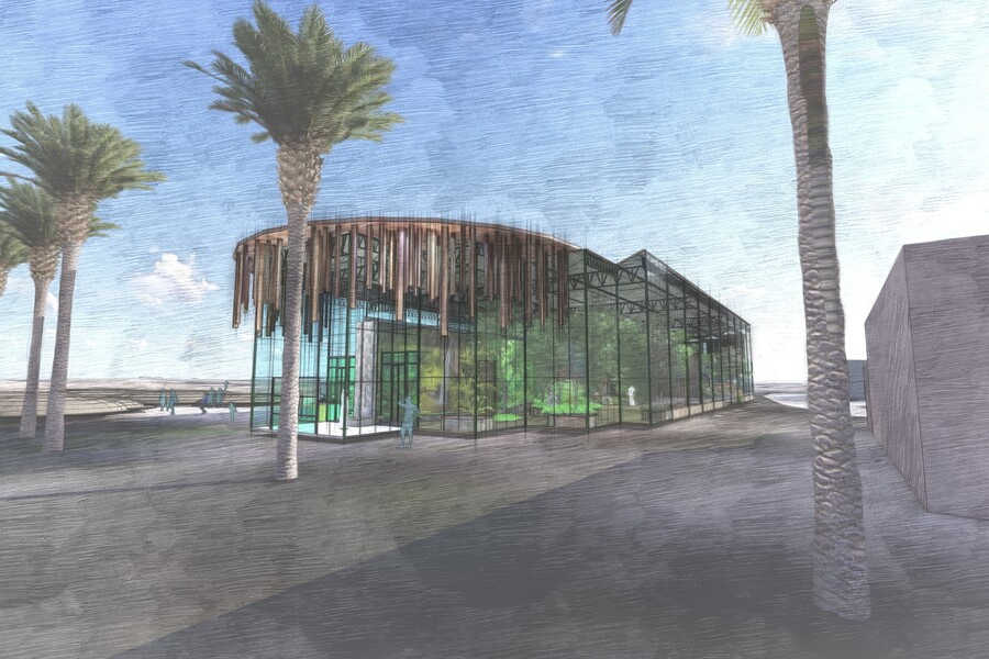 Botanical greenhouse design, Kuwait 2020