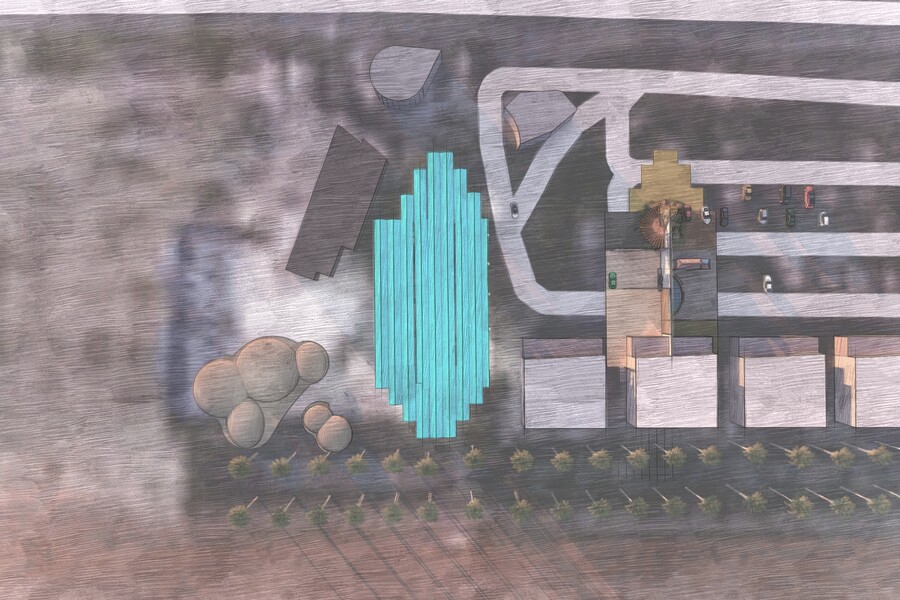 Botanical greenhouse design, Kuwait 2020