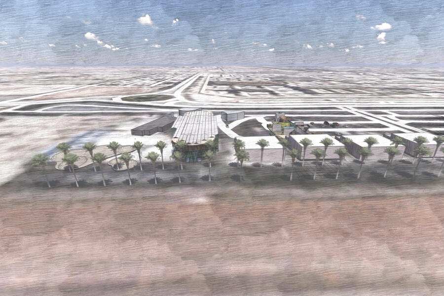 Botanical greenhouse design, Kuwait 2020