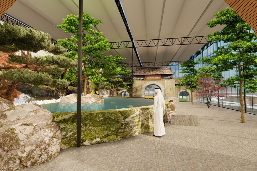 Botanical greenhouse design, Kuwait 2020
