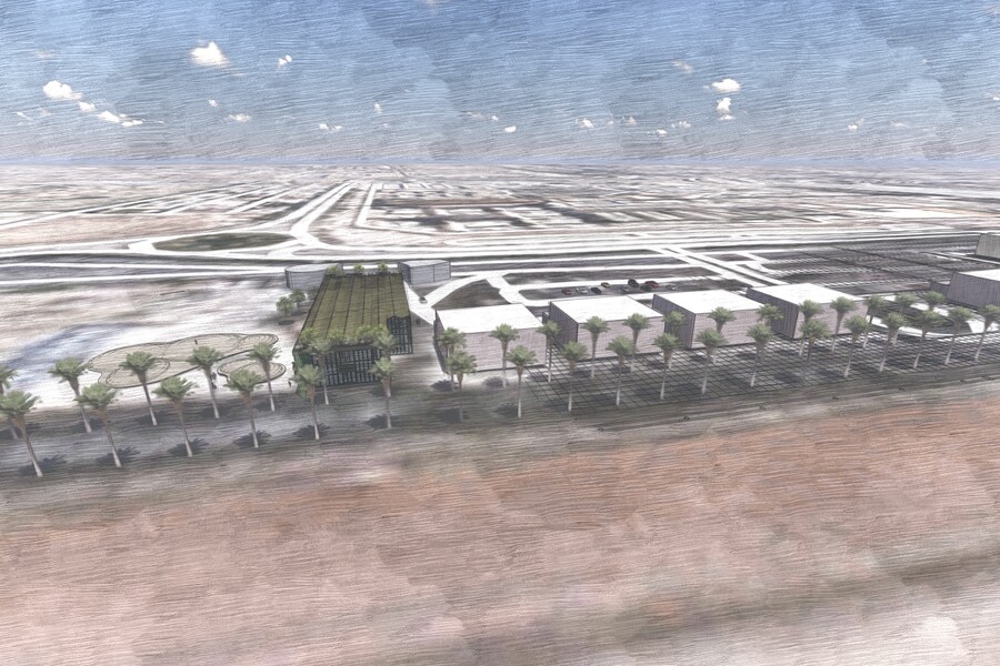 Botanical greenhouse design, Kuwait 2020