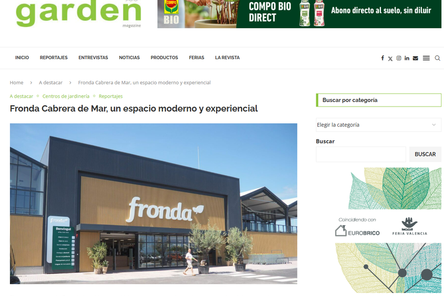 Fronda Cabrera de Mar: een modern, belevingsgericht tuincentrum